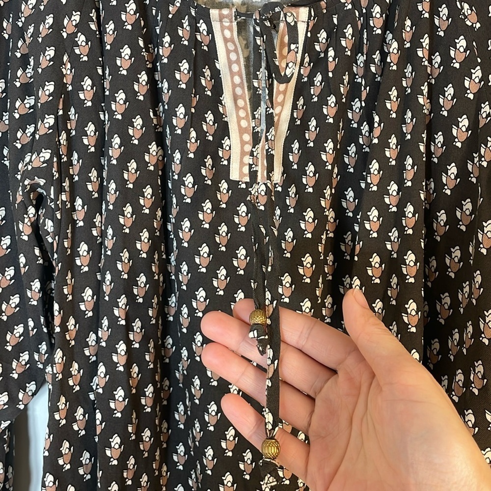 NEW! Soft Surroundings Jolene Blouse - Glitter Beaded & Embroidered. 2X. - Picture 6 of 14